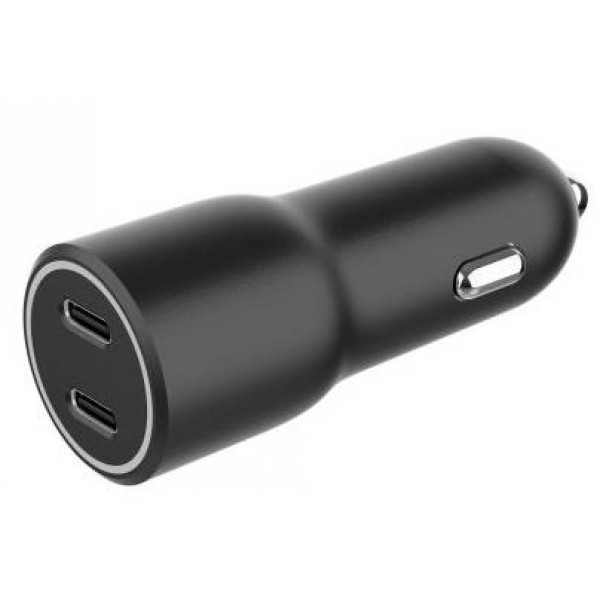 Фото - Автомобільний зарядний пристрій Gembird 2xUSB-C PD 20W (TA-UC-C2PD40-CAR-01)
