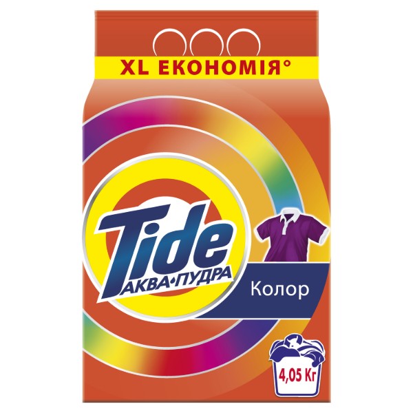 Фото - Стиральный порошок Tide Аква-Пудра Color 4.05 кг (8006540535301)