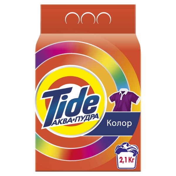 Фото - Пральний порошок Tide Аква-Пудра Колор 2,1кг Фото - Пральний порошок Tide Аква-Пудра Колор 2,1кг