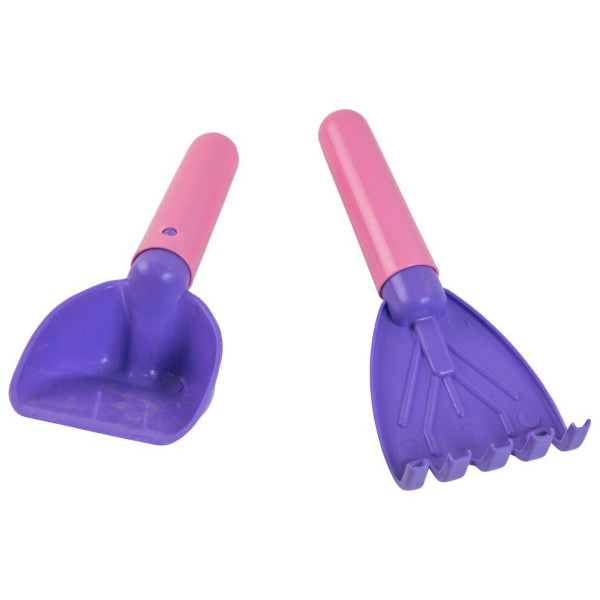 Фото - Набір для гри в пісочниці Tigres Лопатка та граблі маленькі в асортименті (39646)