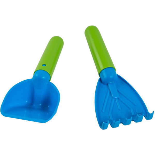 Фото - Набір для гри в пісочниці Tigres Лопатка та граблі маленькі в асортименті (39646)