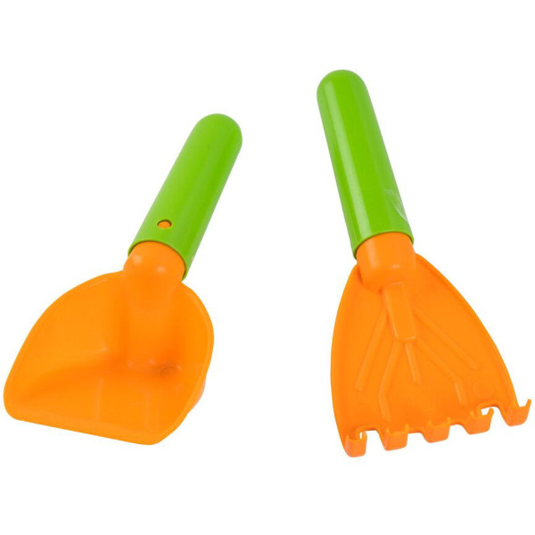 Фото - Набір для гри в пісочниці Tigres Лопатка та граблі маленькі в асортименті (39646)