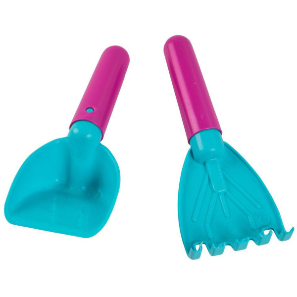 Фото - Набір для гри в пісочниці Tigres Лопатка та граблі маленькі в асортименті (39646)