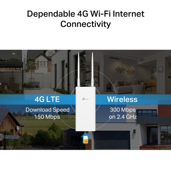 Фото - Маршрутизатор интернет WiFi5+4G TP-Link Archer MR402-Outdoor