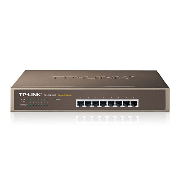 Фото - Комутатор локальної мережі (Switch) TP-LINK TL-SG1008  Фото - Комутатор локальної мережі (Switch) TP-LINK TL-SG1008