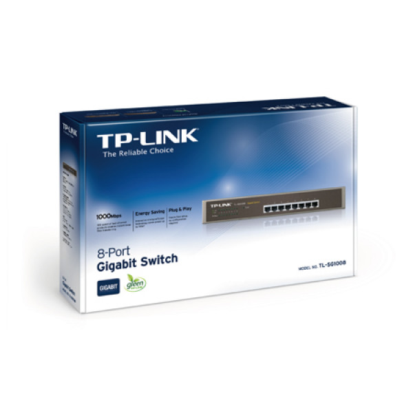 Фото - Комутатор локальної мережі (Switch) TP-LINK TL-SG1008