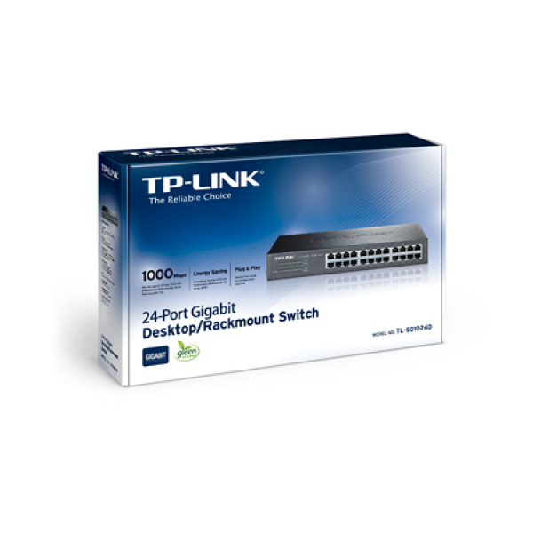 Фото - Коммутатор локальной сети (Switch) TP-LINK TL-SG1024D 