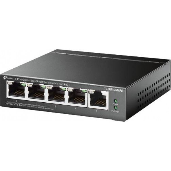 Фото - Коммутатор локальної мережі (Switch) TP-Link TL-SG105MPE