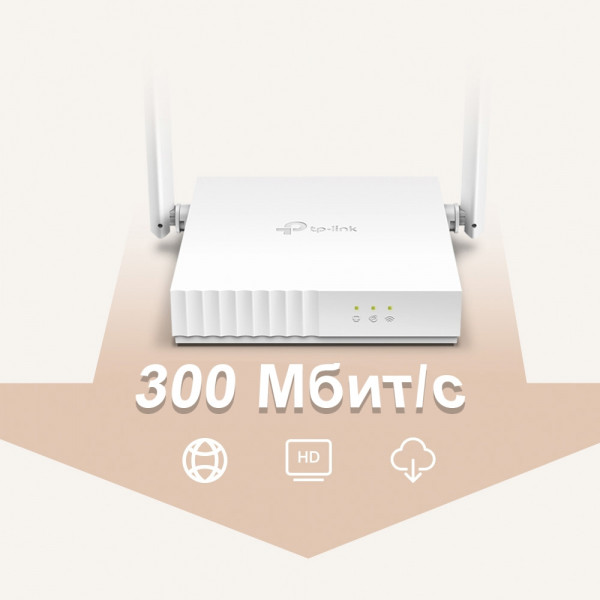 Фото - Маршрутизатор інтернет WiFi4 TP-Link TL-WR820N V2