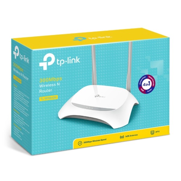 Фото - Маршрутизатор интернет WiFi4 TP-Link TL-WR840N V6