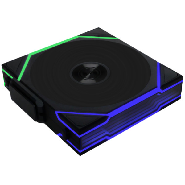 Фото - Корпусний вентилятор Lian Li Uni Fan TL WIRELESS Reverse 120-1 Black (G99.12RTL1W1B.00)