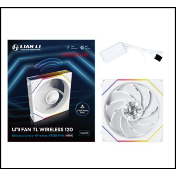 Фото - Корпусний вентилятор Lian Li Uni Fan TL WIRELESS Reverse 140-1 White (G99.14RTL1W1W.00)