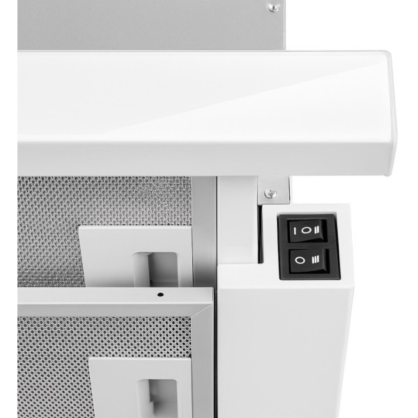 Фото - Витяжка вбудована Borgio TLF (TR) 60 White Glass