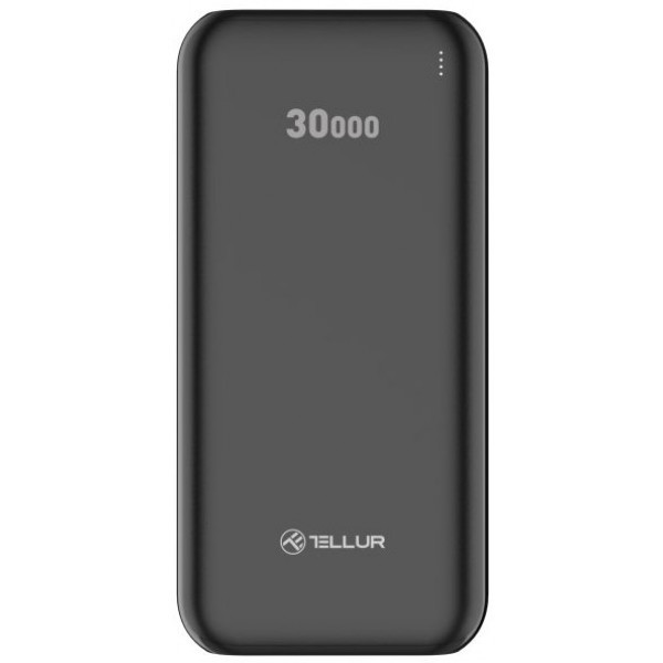 Фото - Батарея мобільна Tellur PBC303 30000 mAh 2xUSB + Type-C (In|Out)  Black (TLL158321)