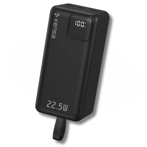 Фото - Батарея мобільна KENSA 22.5W 50000 mAh Black (714981)