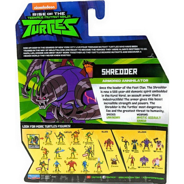 Фото - Коллекционная интерактивная фигурка TMNT «Эволюция Черепашек-Ниндзя» W4 - ШРЕДДЕР (80836)