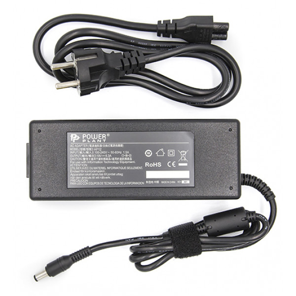 Фото - Зарядное устройство для ноутбука PowerPlant Toshiba 220V 19V 120W 6.3A (TO120F6330)