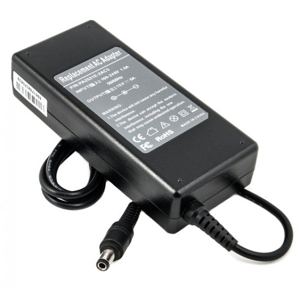Фото - Зарядний пристрій для ноутбука PowerPlant Toshiba 220V 15V 90W 6A (TO90C6330)