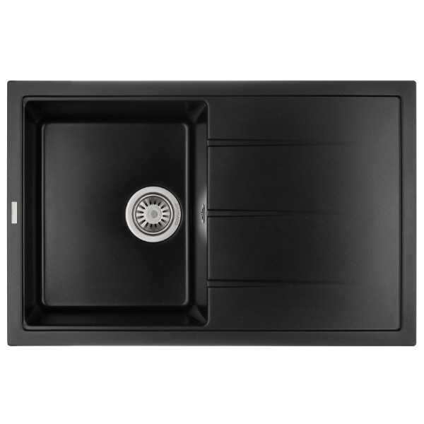 Фото - Мийка кухонна GRANADO Toledo Black Shine