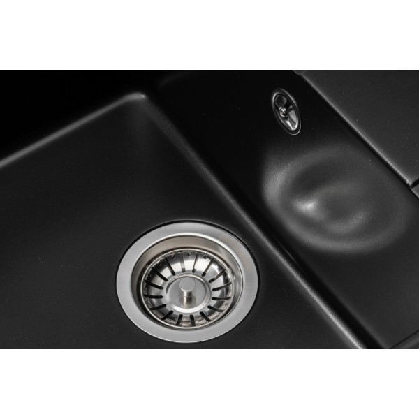 Фото - Мийка кухонна GRANADO Toledo Black Shine
