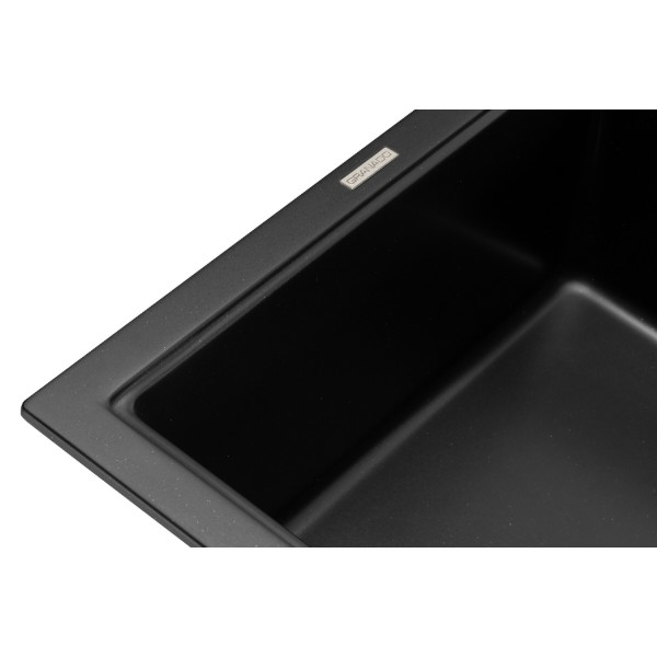 Фото - Мийка кухонна GRANADO Toledo Black Shine