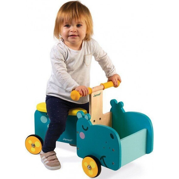 Фото - Толокар Janod Гіпопотам (J08003)