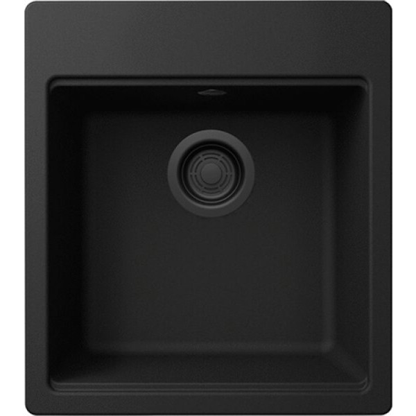 Фото - Мойка кухонная Elleci TIME 102 on top nero 40