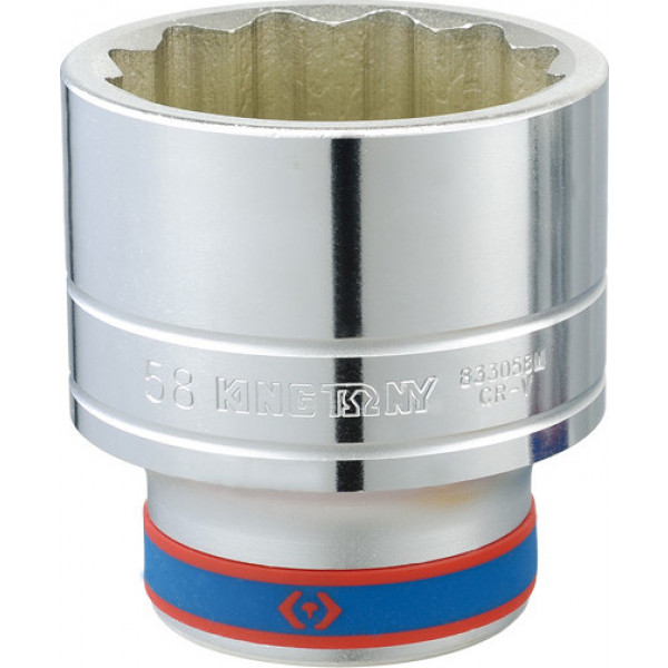 Фото - Торцева голівка KING TONY 1'' 75 мм (833075M)