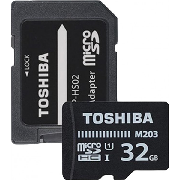 Фото - Карта памяти Toshiba microSDHC 32GB UHS-I U1 + adapter (THN-M203K0320EA) Фото - Карта памяти Toshiba microSDHC 32GB UHS-I U1 + adapter (THN-M203K0320EA)