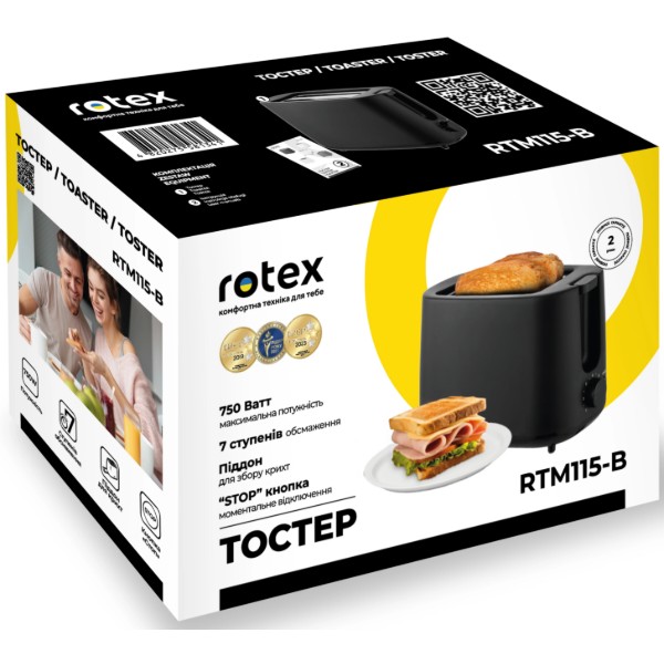Фото - Тостер Rotex RTM115-B