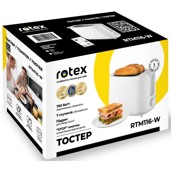 Фото - Тостер Rotex RTM116-W