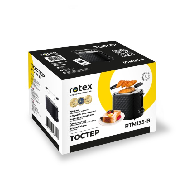 Фото - Тостер Rotex RTM135-B