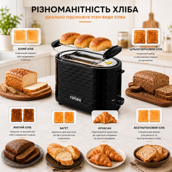 Фото - Тостер Rotex RTM135-B