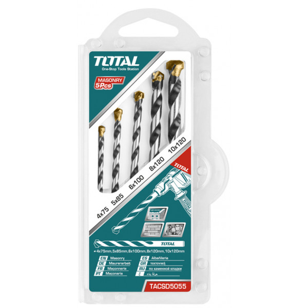 Фото - Набір свердел Total TACSD5055 5 шт.