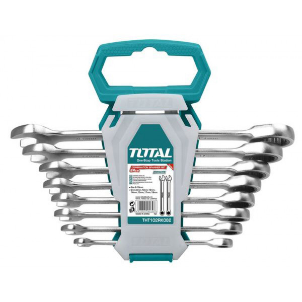 Фото - Набір комбінованих ключів Total THT102RK086 8 шт.