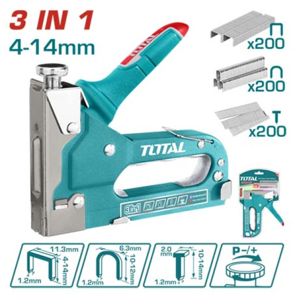 Фото - Степлер Total 3 в 1 (THT31143)