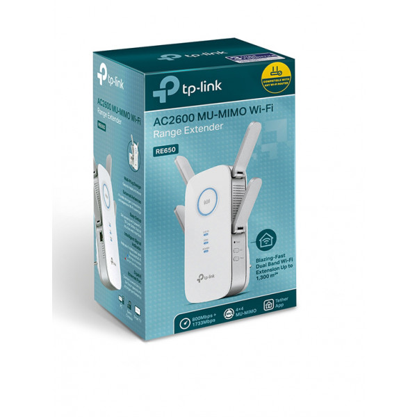Фото - Підсилювач бездротового сигнала TP-Link AC2600 (RE650)