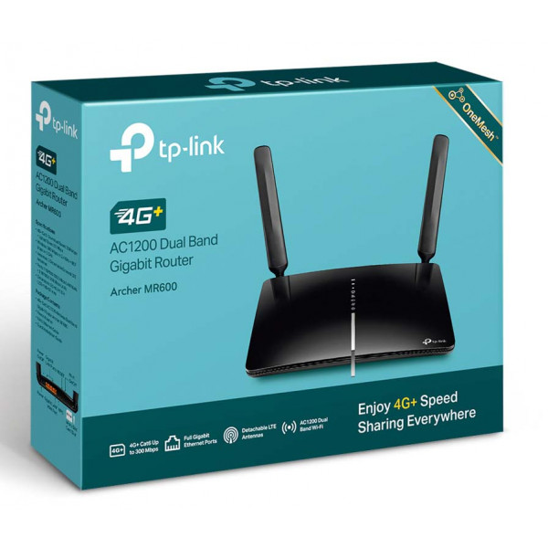 Фото - Маршрутизатор інтернет WiFi5+4G TP-Link Archer MR600