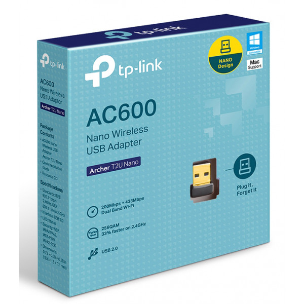 Фото - USB-адаптер сети WiFi TP-Link Archer T2U Nano
