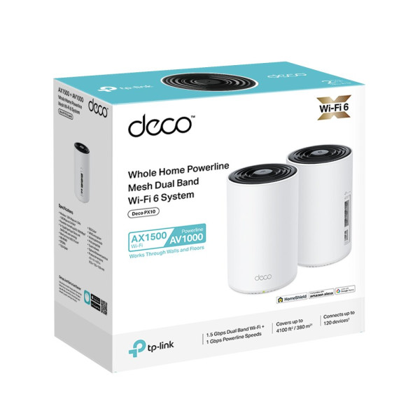 Фото - MESH система WiFi6 TP-Link Deco PX10(2-pack)