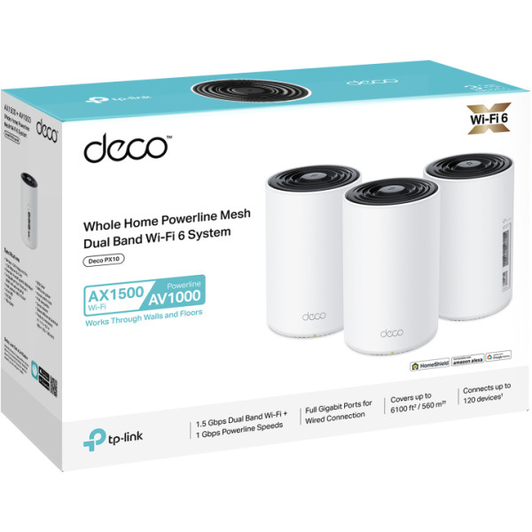 Фото - MESH система WiFi6 TP-Link Deco PX10(3-pack)