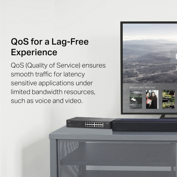 Фото - Коммутатор локальної мережі (Switch) TP-Link LS1016G