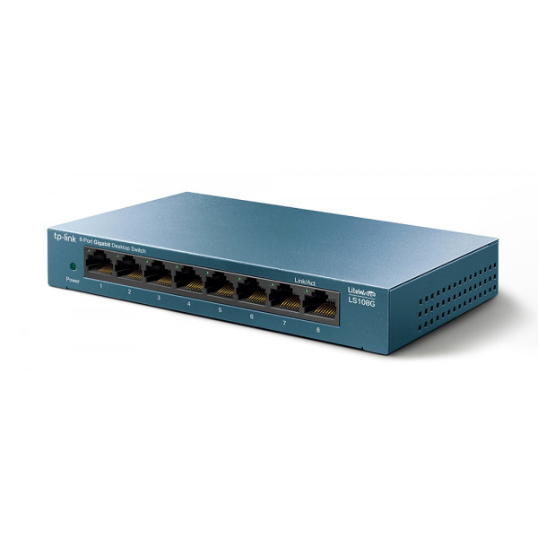 Фото - Коммутатор локальної мережі (Switch) TP-Link LS108G