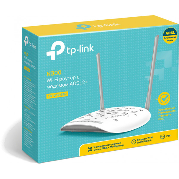 Фото - Маршрутизатор ADSL TP-Link TD-W8961N