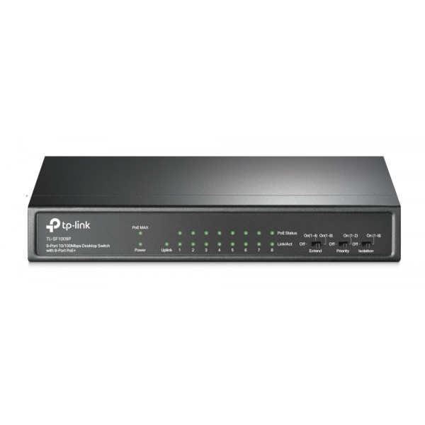 Фото - Коммутатор локальной сети (Switch) TP-Link TL-SF1009P