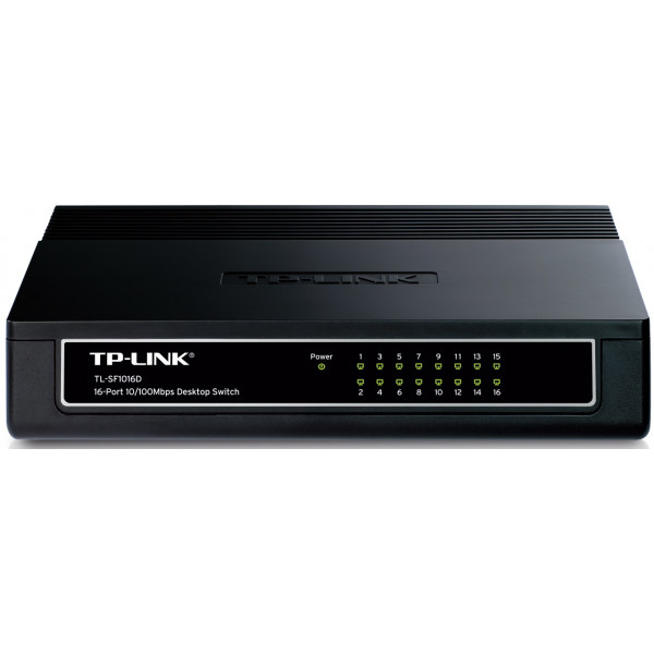 Фото - Комутатор локальної мережі (Switch) TP-Link TL-SF1016DS