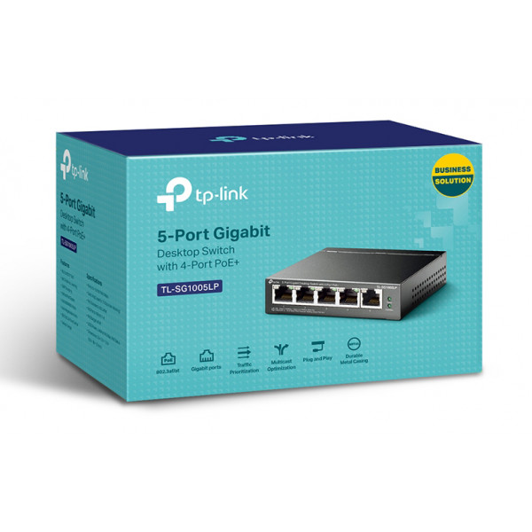Фото - Коммутатор локальной сети (Switch) TP-Link TL-SG1005LP