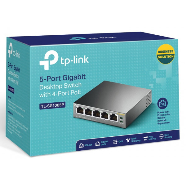 Фото - Коммутатор локальної мережі (Switch) TP-Link TL-SG1005P