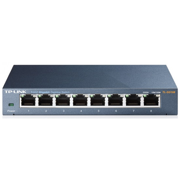 Фото - Коммутатор локальной сети (Switch) TP-Link TL-SG108