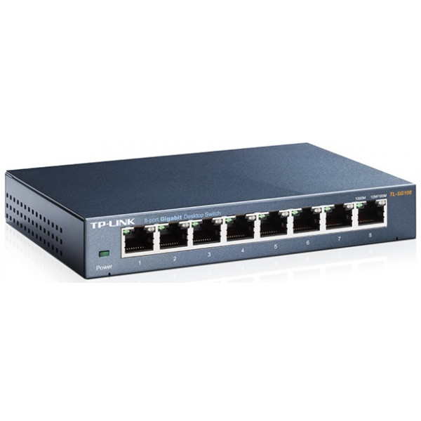 Фото - Коммутатор локальной сети (Switch) TP-Link TL-SG108